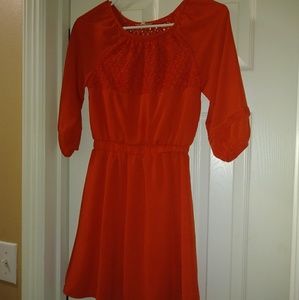 COPPER KEY* GIRL ORANGE DRESS SIZE M